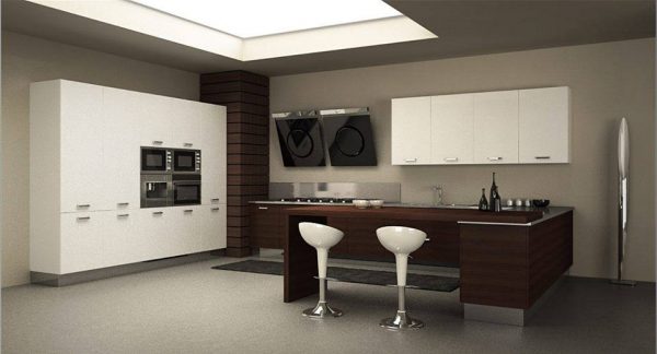 Arredamento Bindi Cucine bianca e nera